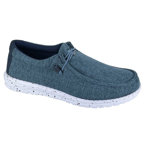 Rdek Elasticated Lace Canvas Trainers Blue